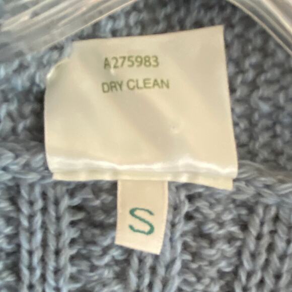 KILRONAN KNITWEAR Sz S Merino Wool Cable Knit Longline Vest Sleeveless Cardigan - Picture 5 of 10